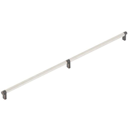 Emtek - Select Appliance Pull 24 Inch C-C, Rectangular Stem, Knurled Bar