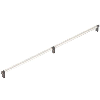 Emtek - Select Appliance Pull 24 Inch C-C, Rectangular Stem, Smooth Bar