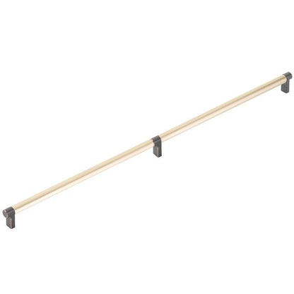 Emtek - Select Appliance Pull 24 Inch C-C, Rectangular Stem, Smooth Bar