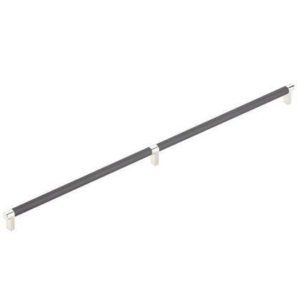 Emtek - Select Appliance Pull 24 Inch C-C, Rectangular Stem, Knurled Bar