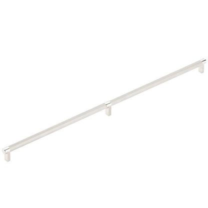 Emtek - Select Appliance Pull 24 Inch C-C, Rectangular Stem, Knurled Bar