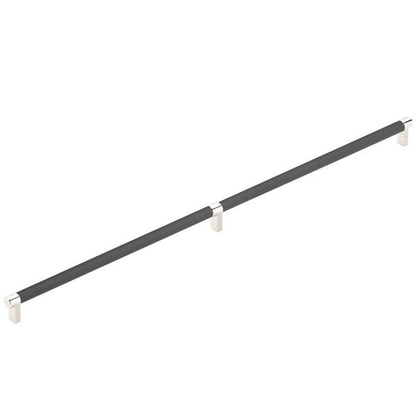 Emtek - Select Appliance Pull 24 Inch C-C, Rectangular Stem, Knurled Bar