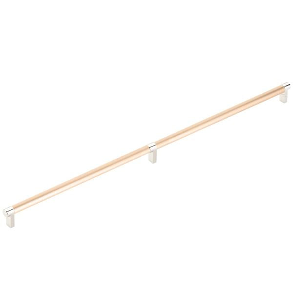 Emtek - Select Appliance Pull 24 Inch C-C, Rectangular Stem, Smooth Bar