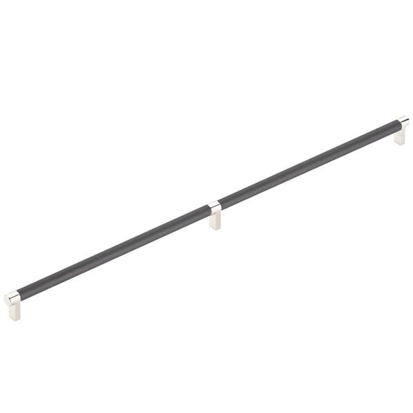 Emtek - Select Appliance Pull 24 Inch C-C, Rectangular Stem, Smooth Bar