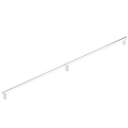 Emtek - Select Appliance Pull 24 Inch C-C, Rectangular Stem, Smooth Bar