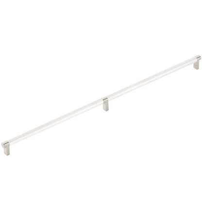 Emtek - Select Appliance Pull 24 Inch C-C, Rectangular Stem, Knurled Bar