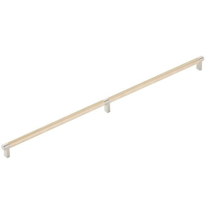 Emtek - Select Appliance Pull 24 Inch C-C, Rectangular Stem, Knurled Bar