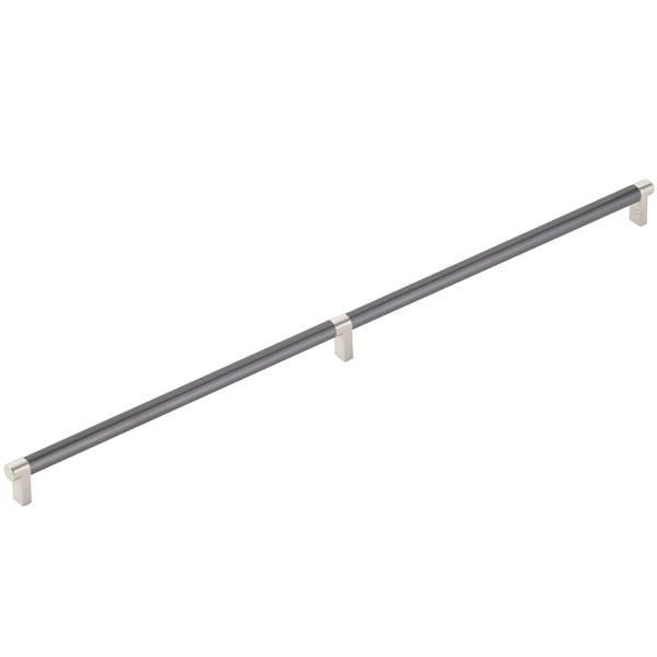 Emtek - Select Appliance Pull 24 Inch C-C, Rectangular Stem, Smooth Bar