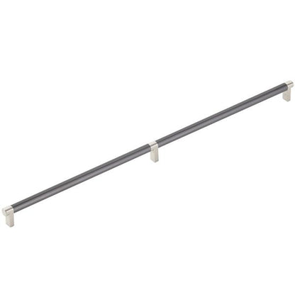 Emtek - Select Appliance Pull 24 Inch C-C, Rectangular Stem, Smooth Bar