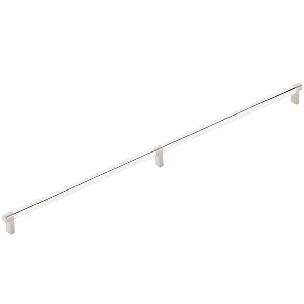Emtek - Select Appliance Pull 24 Inch C-C, Rectangular Stem, Smooth Bar
