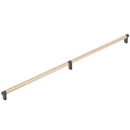 Emtek - Select Appliance Pull 24 Inch C-C, Rectangular Stem, Knurled Bar