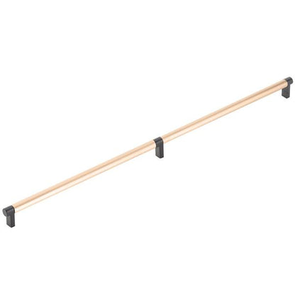 Emtek - Select Appliance Pull 24 Inch C-C, Rectangular Stem, Smooth Bar