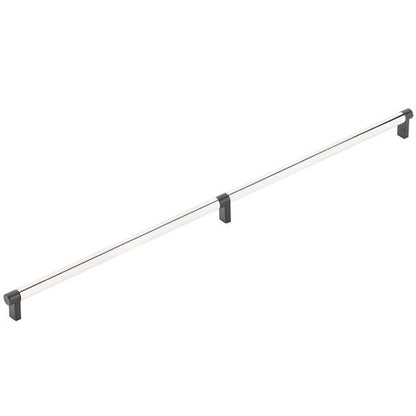 Emtek - Select Appliance Pull 24 Inch C-C, Rectangular Stem, Smooth Bar