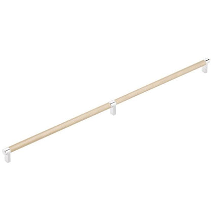 Emtek - Select Appliance Pull 24 Inch C-C, Rectangular Stem, Knurled Bar