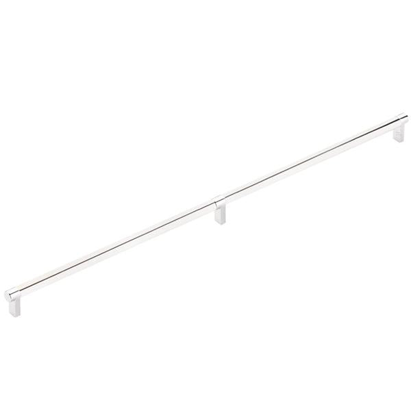 Emtek - Select Appliance Pull 24 Inch C-C, Rectangular Stem, Smooth Bar