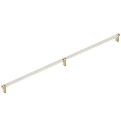 Emtek - Select Appliance Pull 24 Inch C-C, Rectangular Stem, Knurled Bar