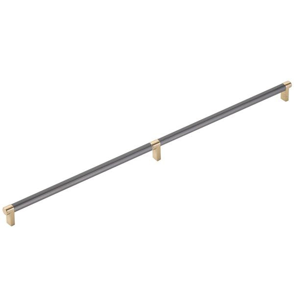 Emtek - Select Appliance Pull 24 Inch C-C, Rectangular Stem, Smooth Bar