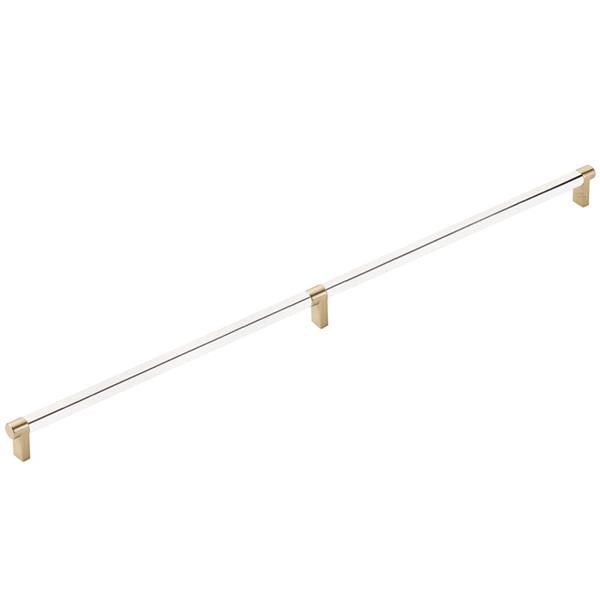 Emtek - Select Appliance Pull 24 Inch C-C, Rectangular Stem, Smooth Bar