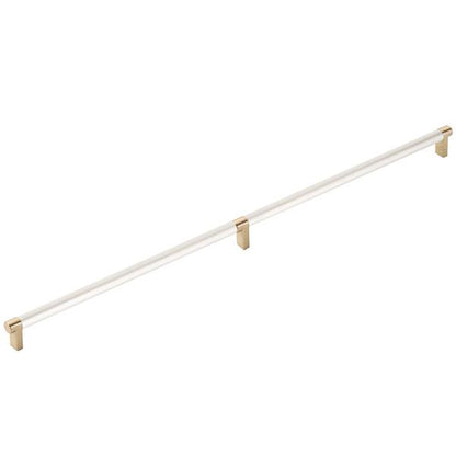 Emtek - Select Appliance Pull 24 Inch C-C, Rectangular Stem, Smooth Bar