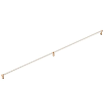 Emtek - Select Appliance Pull 36 Inch C-C, Rectangular Stem, Smooth Bar