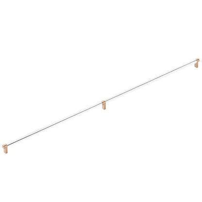Emtek - Select Appliance Pull 36 Inch C-C, Rectangular Stem, Smooth Bar