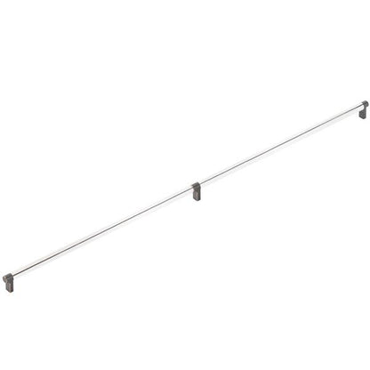 Emtek - Select Appliance Pull 36 Inch C-C, Rectangular Stem, Smooth Bar
