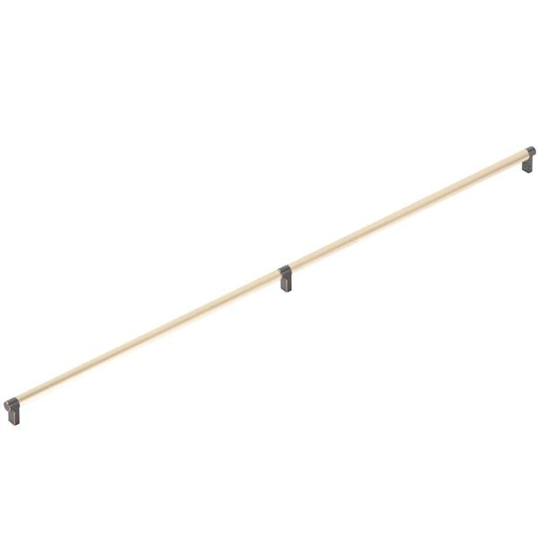 Emtek - Select Appliance Pull 36 Inch C-C, Rectangular Stem, Smooth Bar