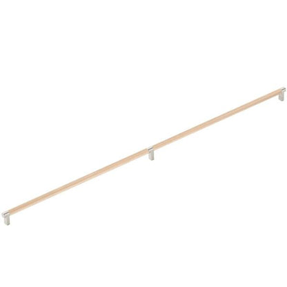 Emtek - Select Appliance Pull 36 Inch C-C, Rectangular Stem, Knurled Bar