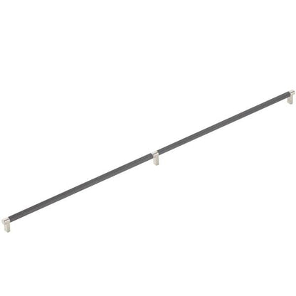 Emtek - Select Appliance Pull 36 Inch C-C, Rectangular Stem, Knurled Bar