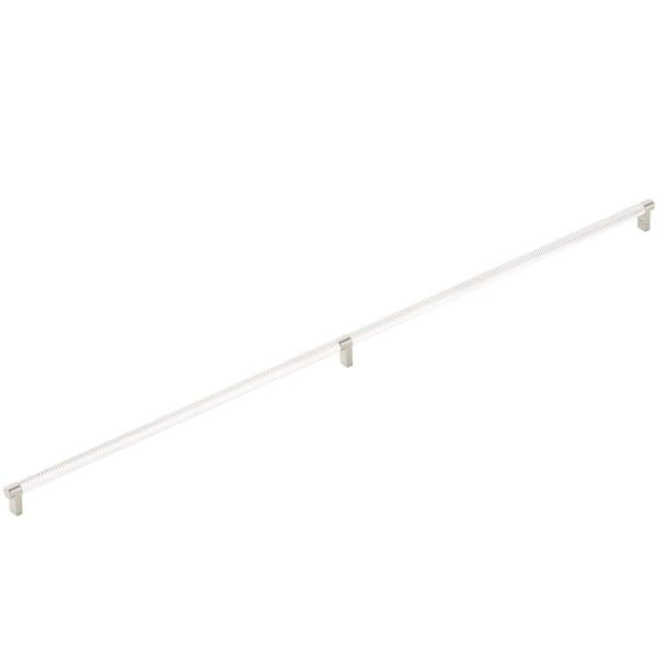 Emtek - Select Appliance Pull 36 Inch C-C, Rectangular Stem, Knurled Bar