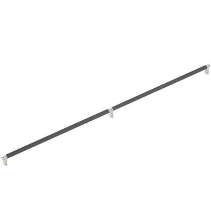 Emtek - Select Appliance Pull 36 Inch C-C, Rectangular Stem, Knurled Bar