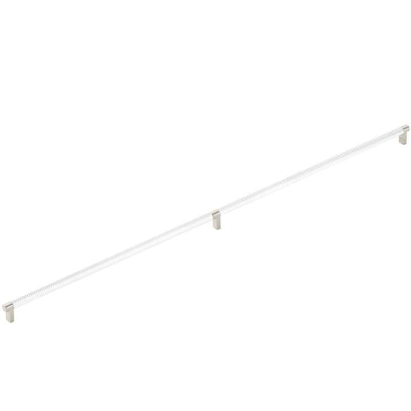 Emtek - Select Appliance Pull 36 Inch C-C, Rectangular Stem, Knurled Bar