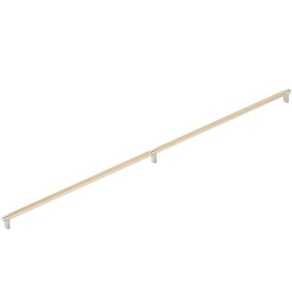 Emtek - Select Appliance Pull 36 Inch C-C, Rectangular Stem, Knurled Bar