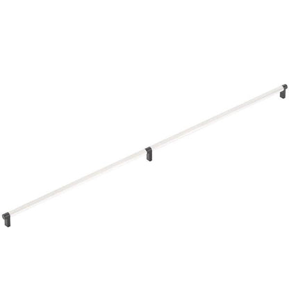 Emtek - Select Appliance Pull 36 Inch C-C, Rectangular Stem, Knurled Bar