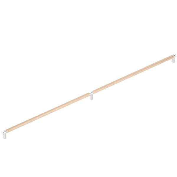 Emtek - Select Appliance Pull 36 Inch C-C, Rectangular Stem, Knurled Bar