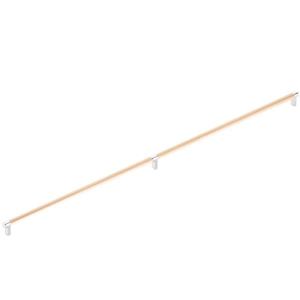 Emtek - Select Appliance Pull 36 Inch C-C, Rectangular Stem, Smooth Bar