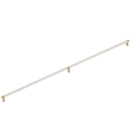 Emtek - Select Appliance Pull 36 Inch C-C, Rectangular Stem, Knurled Bar