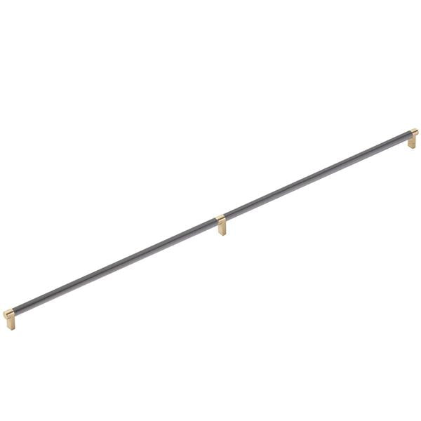 Emtek - Select Appliance Pull 36 Inch C-C, Rectangular Stem, Smooth Bar