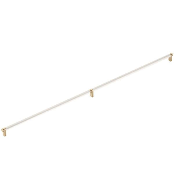 Emtek - Select Appliance Pull 36 Inch C-C, Rectangular Stem, Smooth Bar