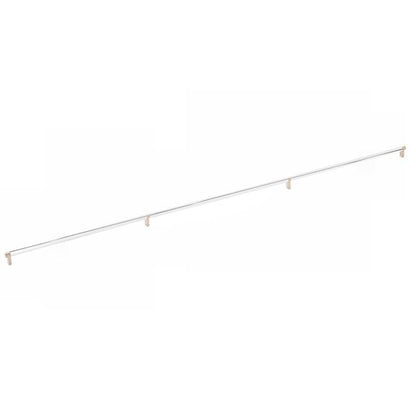Emtek - Select Appliance Pull 54 Inch C-C, Rectangular Stem, Smooth Bar