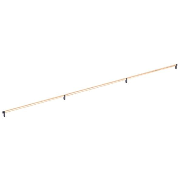 Emtek - Select Appliance Pull 54 Inch C-C, Rectangular Stem, Smooth Bar