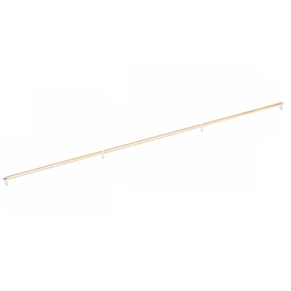 Emtek - Select Appliance Pull 54 Inch C-C, Rectangular Stem, Smooth Bar