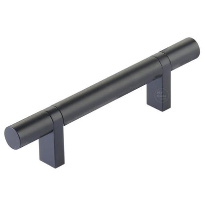 Emtek - Select Bar Cabinet Pull 3-1/2 Inch C-C, Rectangular Bar Stem, Smooth Bar