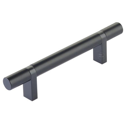 Emtek - Select Bar Cabinet Pull 4 Inch C-C, Rectangular Bar Stem, Smooth Bar