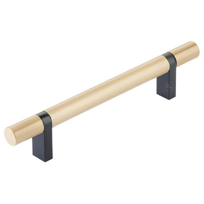 Emtek - Select Bar Cabinet Pull 5 Inch C-C,  Rectangular Bar Stem, Smooth Bar