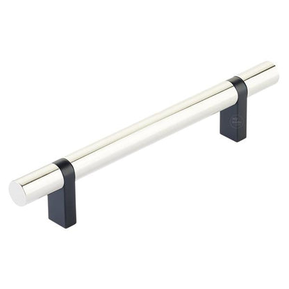 Emtek - Select Bar Cabinet Pull 5 Inch C-C,  Rectangular Bar Stem, Smooth Bar