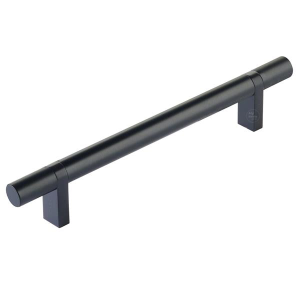 Emtek - Select Bar Cabinet Pull 6 Inch C-C,  Rectangular Bar Stem, Smooth Bar
