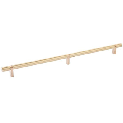 Emtek - Select Bar Cabinet Pull 16 Inch C-C, Rectangular Bar Stem, Smooth Bar