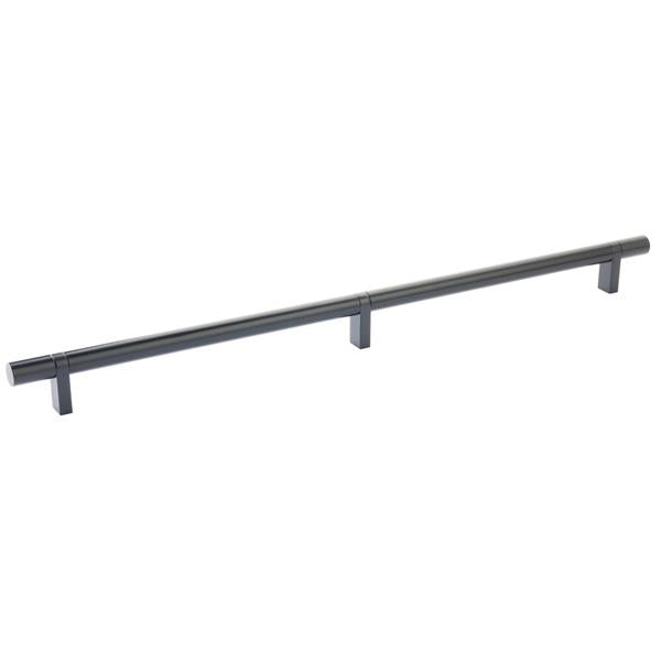 Emtek - Select Bar Cabinet Pull 16 Inch C-C, Rectangular Bar Stem, Smooth Bar