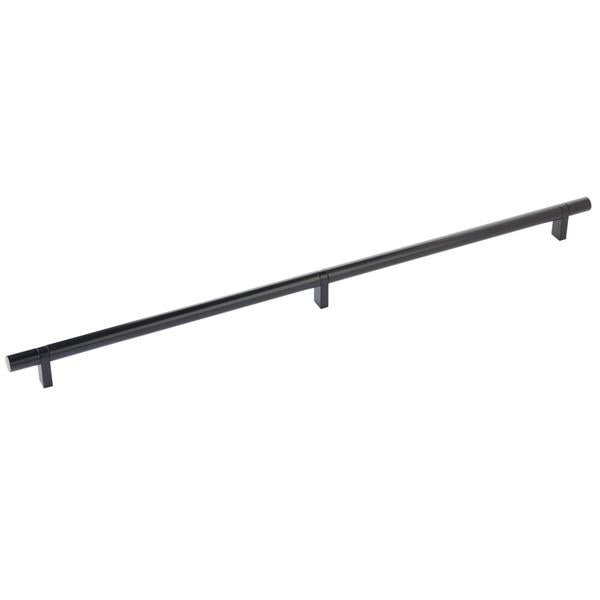 Emtek - Select Bar Cabinet Pull 20 Inch C-C, Rectangular Bar Stem, Smooth Bar